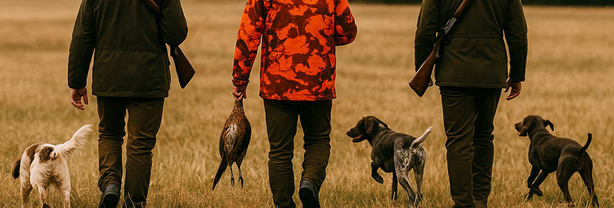 Chasseurs et chiens de chasse